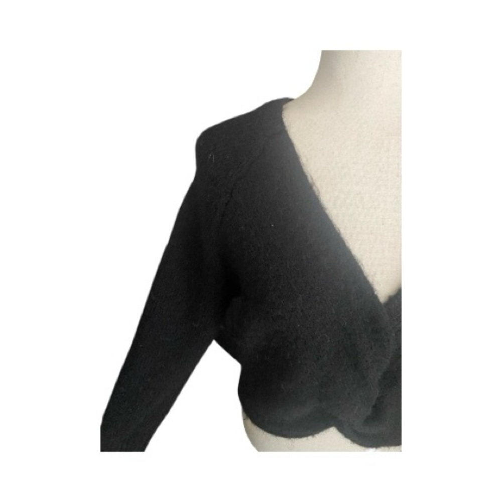 NWT-EXPRESS-BLACK REVERSIBLE SWEATER-WOMENS SIZE SMALL - Picture 3 of 7